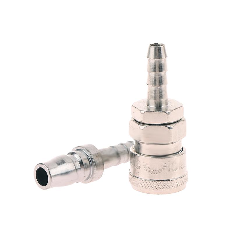 2Pcs Pneumatic Fitting C Type Quick Coupling Connector Coupler For 8Mm Compressor Ph20+Sh20