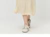Fashionable and elegant style hollow lace texture skirt for women in spring and autumn, solid color versatile, soft and comfortable long skirt