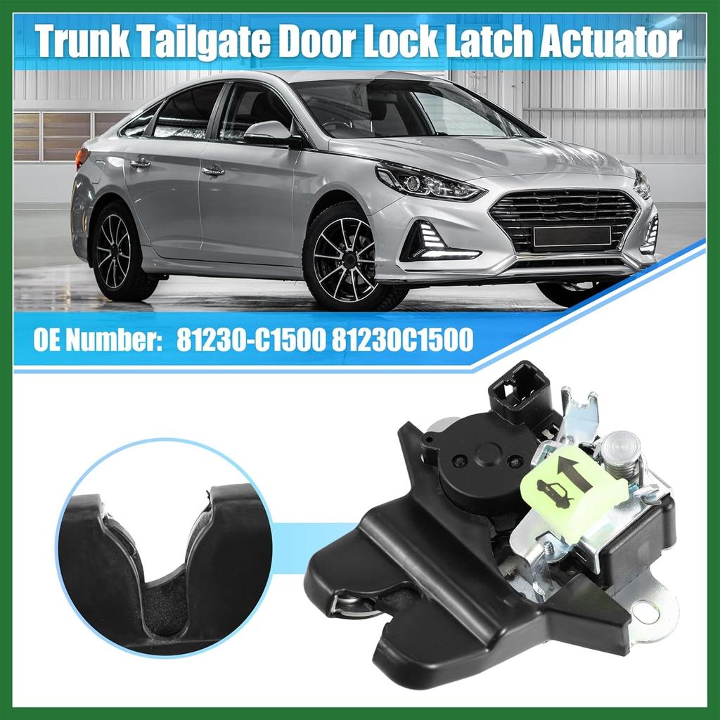 Motoforti Trunk Latch Lock Actuator 81230-C1500 for Hyundai Sonata 2018-2019 Sedan Tailgate Door Latch Lock Actuator Motor Rear Trunk Lid Lock Latch