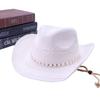 Splicing straw hat pearl decoration high top hat summer shading straw hat sun hat outdoor sun protection European and American popular hat