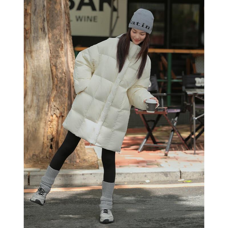 Demana Cloud Mousse Women's Stand-Collar 90% Duck Down Jacket