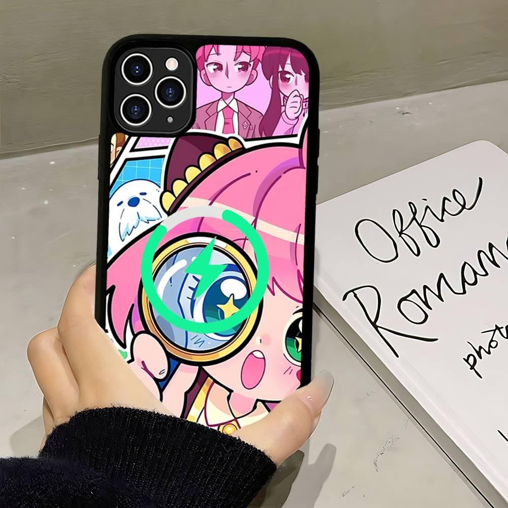 Classic Anime Spy X Family For Magsafe Magnetic Phone Case For IPhone 17 16 15 14 Plus 13 12 11 Pro Max Air Cover