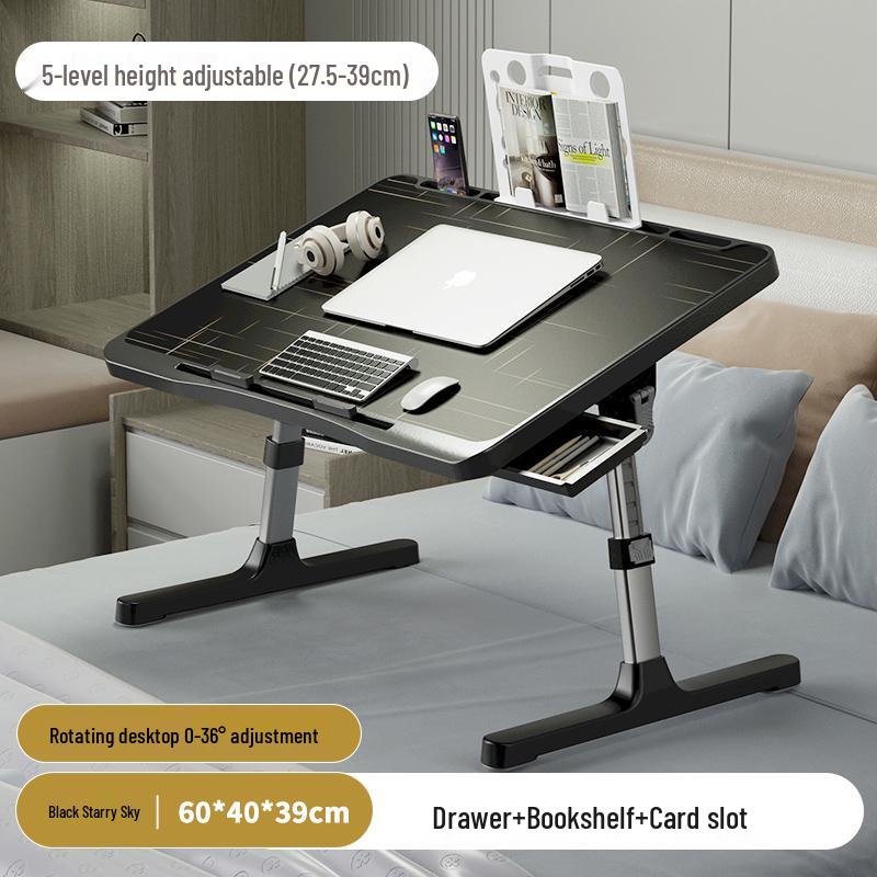 Adjustable Laptop and Reading Desk – Bedside Table for Study & Office