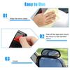 2x 360° Blind Spot Mirror Wide Angle Rear View Car Side Mirror for Car Truck SUV