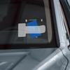 1PC Transparent Car Window Glass Fastener Clip Car Parking Ticket Clip Fastener Time Note Bill Card Holder Sticker Organizer