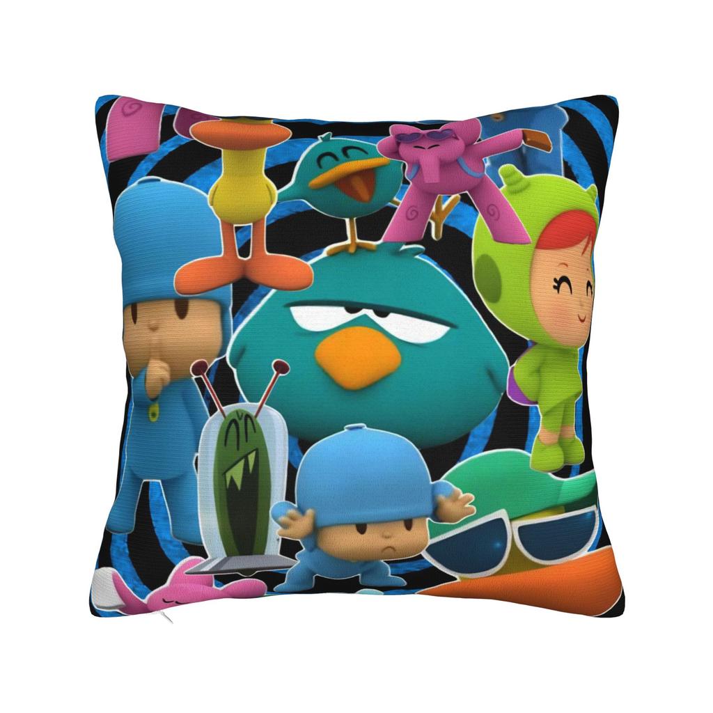 Decorative Pillow Cover Pocoyoes Cartoon Comdy Stuff Home Throw Pillow Case Cover Drop Shipping Multi-Size