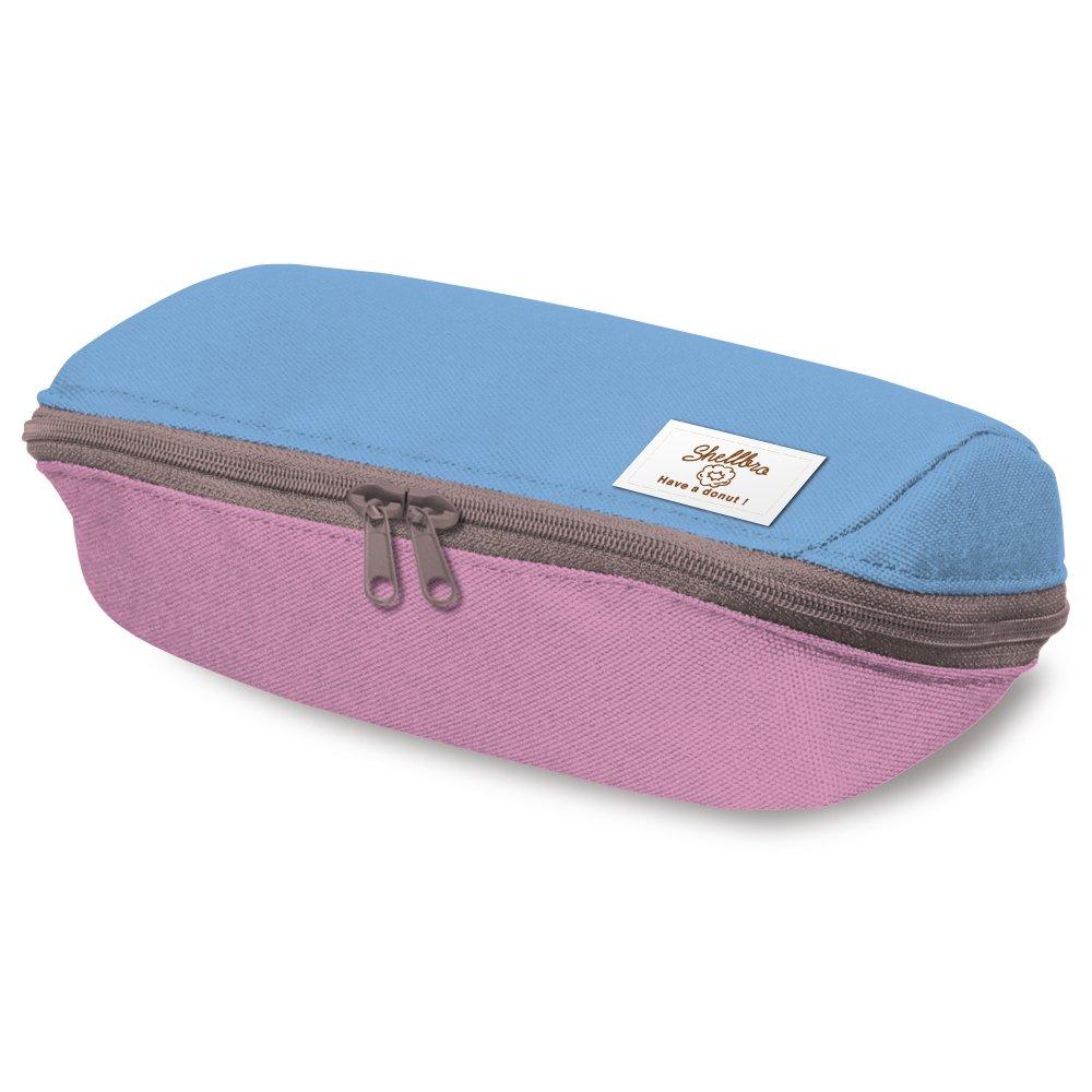 

KOKUYO Pencil Large Limited Mister Donut Blue x Case, Capacity, Shelbro, Edition, Pattern, Pink, F-VBF190-L1