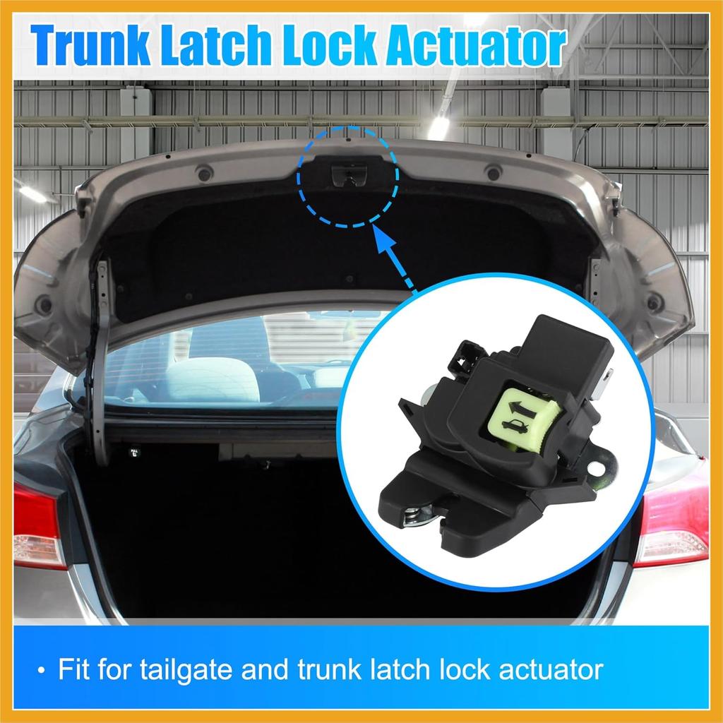 Trunk Latch Lock Actuator 81230-A7030 for Kia Forte Koup 2014-2022 1.6 1.8 2.0 Engine w/Keyless Entry Tailgate Door Latch Lock Actuator Motor Rear