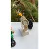 Stoned Silver Color With Metal Strap (watch Only) Women's Wristwatch