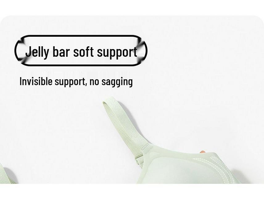 Six Rabbits Seamless Push-Up Bra for Small Busts - Soft Support, Jelly Strips, No Underwire