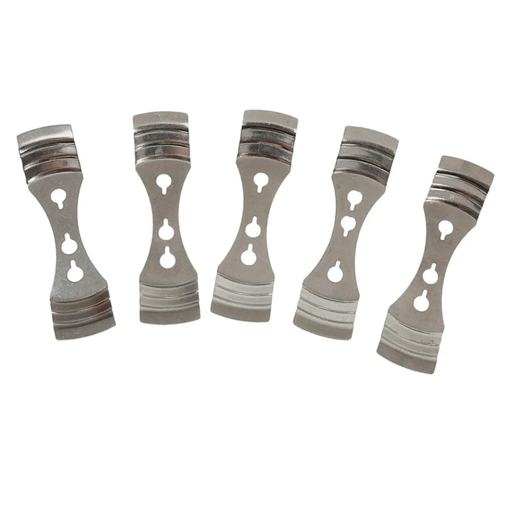 5 Stück Metall Kerzendocht Halter Zentrierhilfe mit drei Löchern DIY Kerzenherstellungszubehör Kerzendocht-Clip