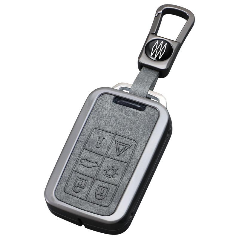 Metal Key Cover for Volvo XC60, XC90, S60, S80L, V60 - Full Shell Protection for Men