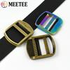 2/4/10Pcs Meetee 19/25/32/38mm Metal Adjustable Buckle Bag Straps Tri-Glide Clasp Webbing Connect Slider Buckles DIY Accessories