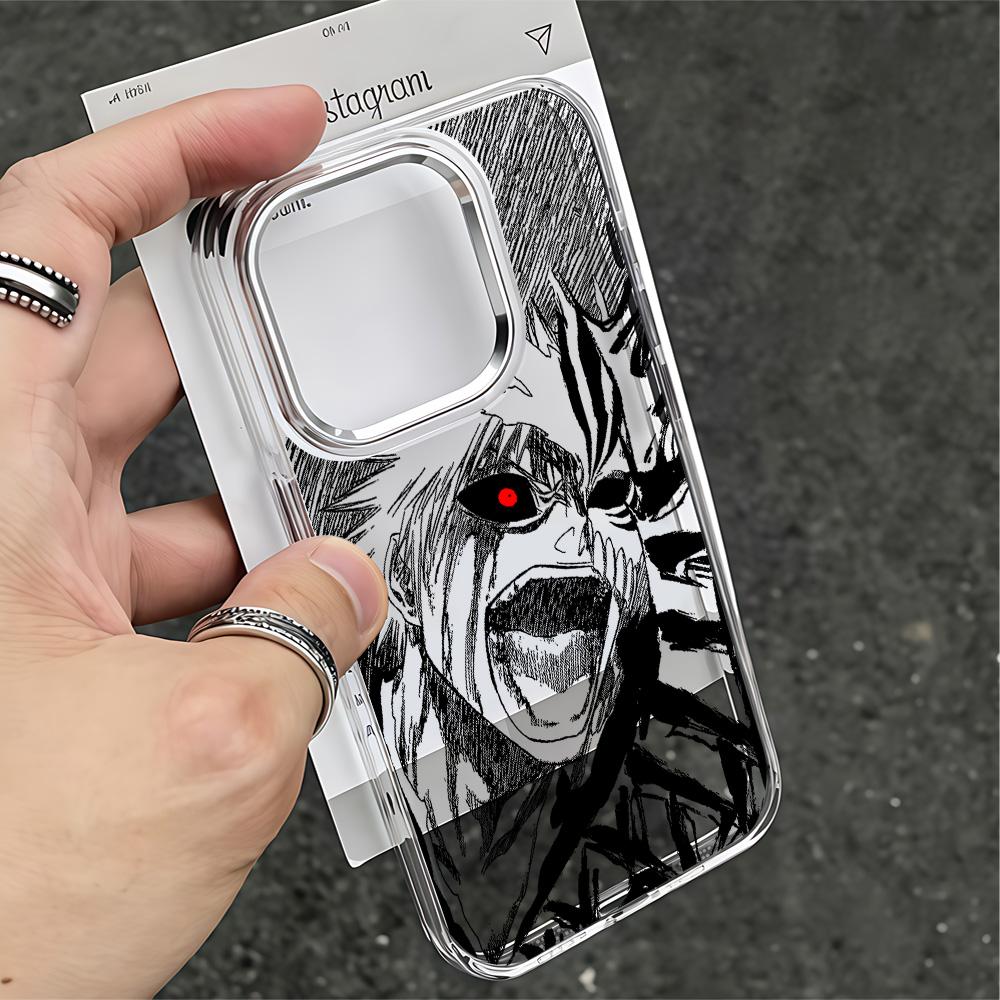Phone Case Anime B-BLEACHS For iPhone 17 16e 16 15 14 13 12 11 mini Pro Max X XR XSMAX 8 7 Air Plus Transparent Soft Cover