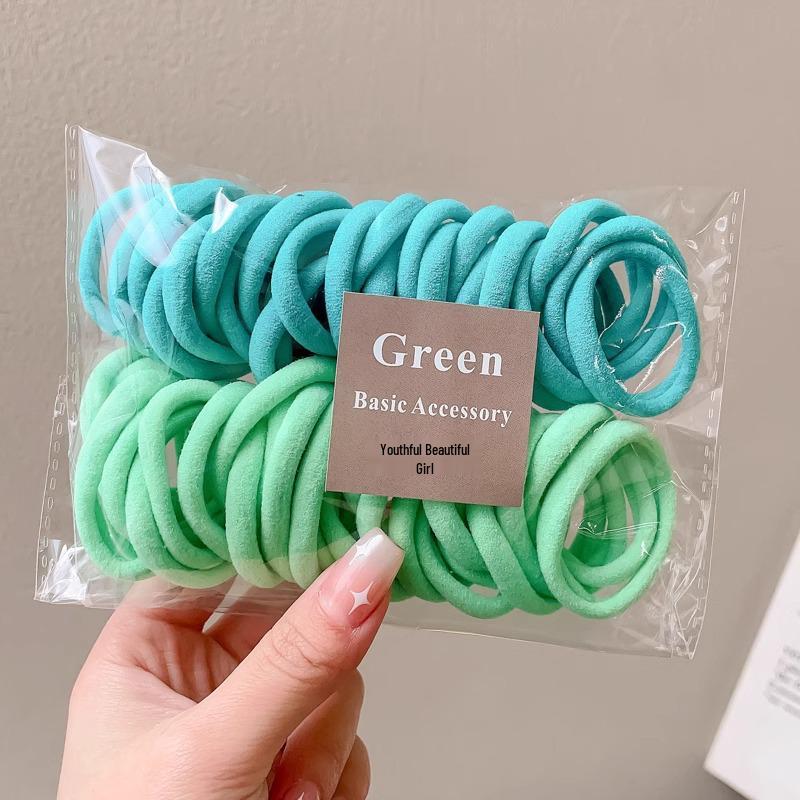 

Dopamine Hair Scrunchies 2025: Stylish Leather-Covered Hair Ties for High Ponytails