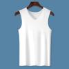 Men'S Pure Cotton Vest Seamless Sports Cotton Underwear Wide-Shoulder Spring/Summer Base Layer Tank Top For Men