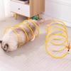 Portable Cat Tunnel Tube Elastic Foldable Cat Play Tunnel Interactive Cat Toy  Pet Supplies