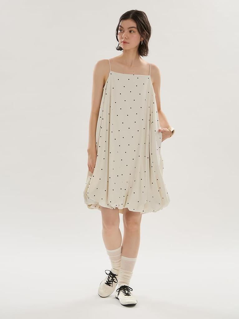 Balloon Mini Dress 13WFO264010 DOT 0 [Emi] Women's