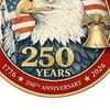 Wooden Hanging Ornament American 250th Anniversary Pendant Eagle Door Sign Patriotic Independence Day