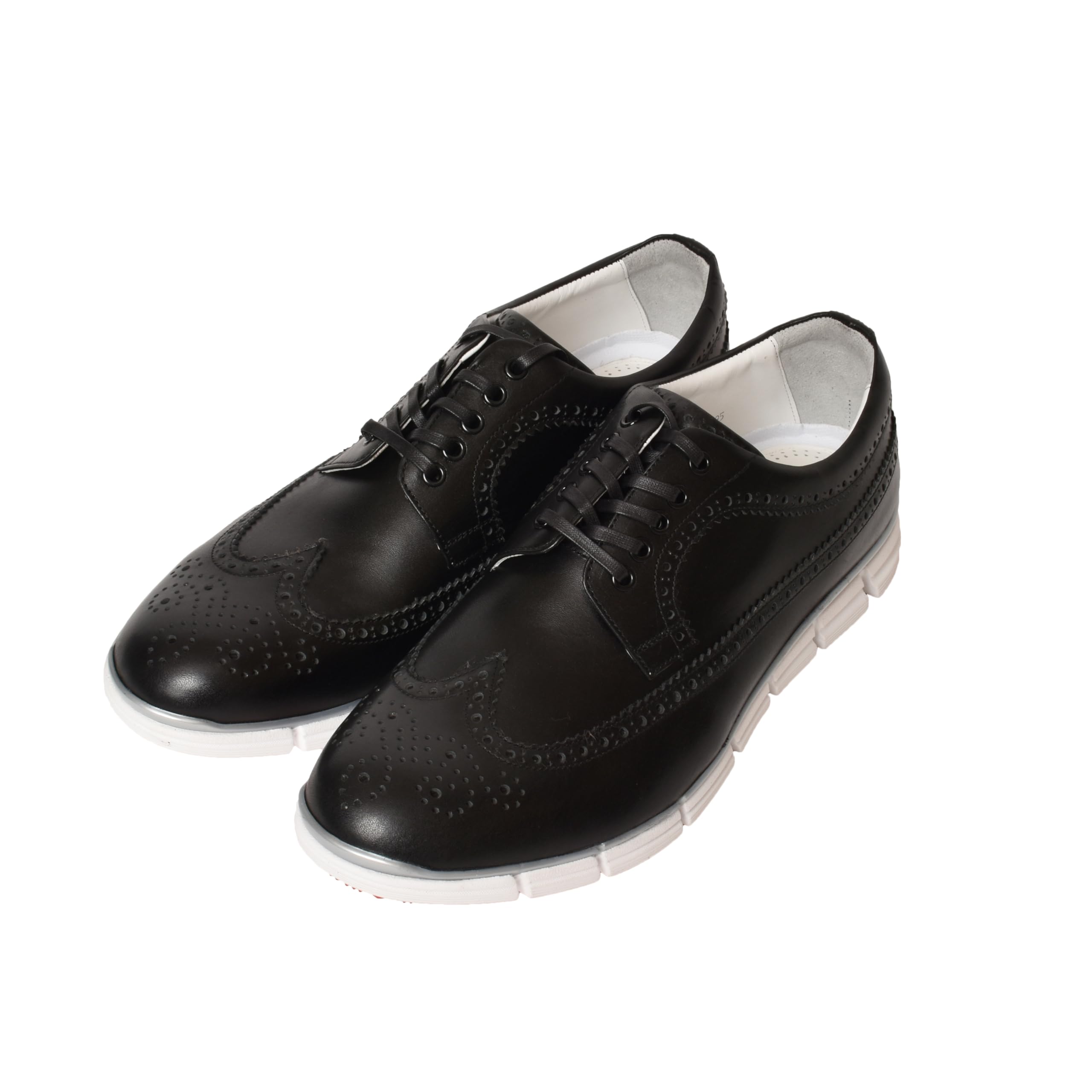 

Leather Shoes Sneakers Made in Japan Casual Shoes Wing Tip Genuine Leather Easy to Walk Black cm [Hiroshitsubouchi] [HTO-0210] [HTO-AD05] Men s 25.0 чёрный