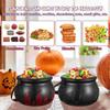 2 Pcs Witch Jar Handheld Basket Toys Halloween Decor Party Candy Bucket Bowl Kids Lanterns Portable Large Trick Treat Props
