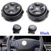 Car Black Multi-function Steering Wheel Control Push Button Cover For Mercedes Benz W221 S Class S280 S300 S350 S400