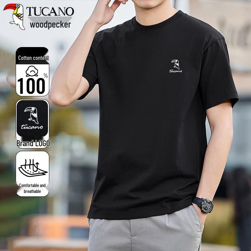 Tucano Men's Pure Cotton Round Neck Short Sleeve T-Shirt