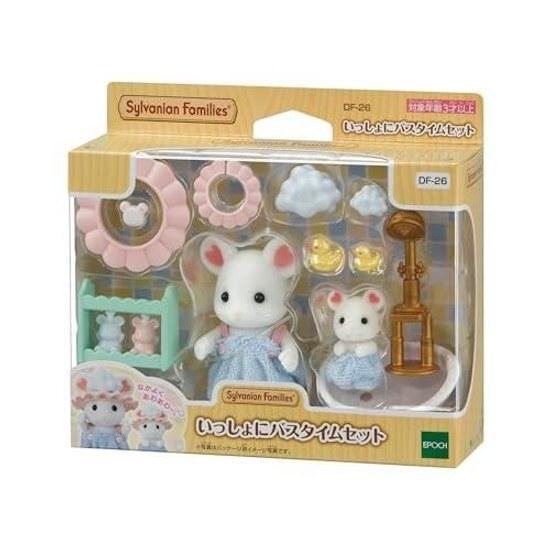 Sylvanian Families Doll Furniture Set Together Bath Time DF-26 ST Mark Certification 3 years older Toy Dollhouse