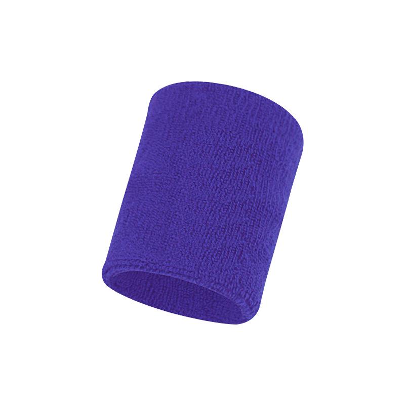 

Solid Color Sweat-Absorbing Sports Wristband for Fitness, Running, Badminton, and Basketball фиолетовый