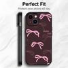 Bow Elegant Cute Accessory Art Phone Case Phone Case Soft Packaging Lightweight For iPhone17 16 15 14 13ProMax