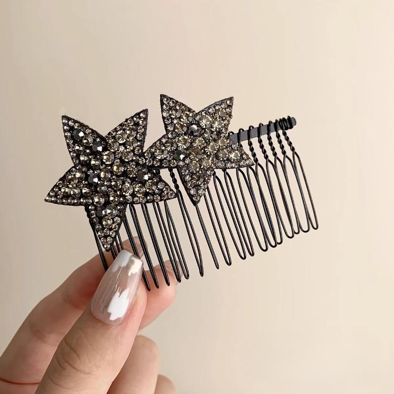 Kleine Größe 7 Zähne Einsatz Kamm Clip Frauen Haar Styling Haarnadeln Frauen Kopfbedeckungen Schmuck Pony Gebrochenes Haar Kamm Clip mädchen Geschenke