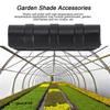 100pcs Greenhouse Frame Pipe Clip Clamp Garden Film Sunshade Net Fixing Clamp Connector