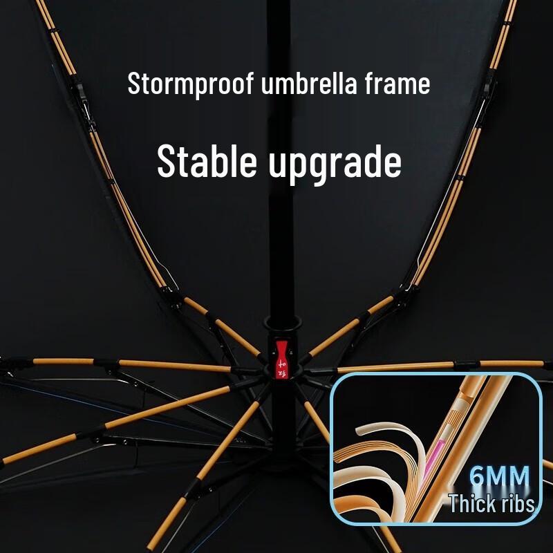 Hongye Automatic 3-Fold UV Reverse Folding Umbrella