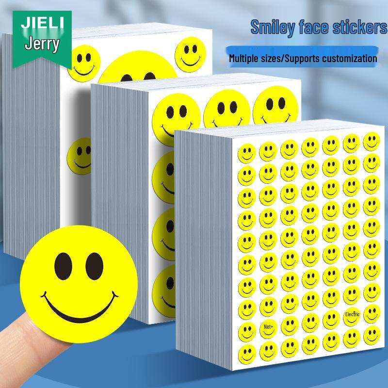 Jerry's Smiley Face Stickers for Teachers: Fun Motivation Rewards for Kids and Preschool Activities.