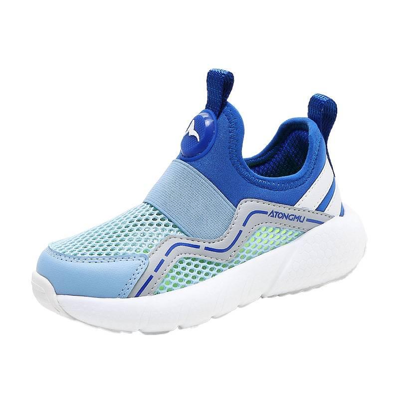 Astro Boy girls single mesh summer 2025 new children's mesh breathable sports sandals one pedal mesh hollow