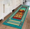 1pc 2d Cactus Pattern Bedside Rug Non Slip Floor Mat Flannel Carpet Machine Washable for Bathroom Kitchen Bedroom Home Decor