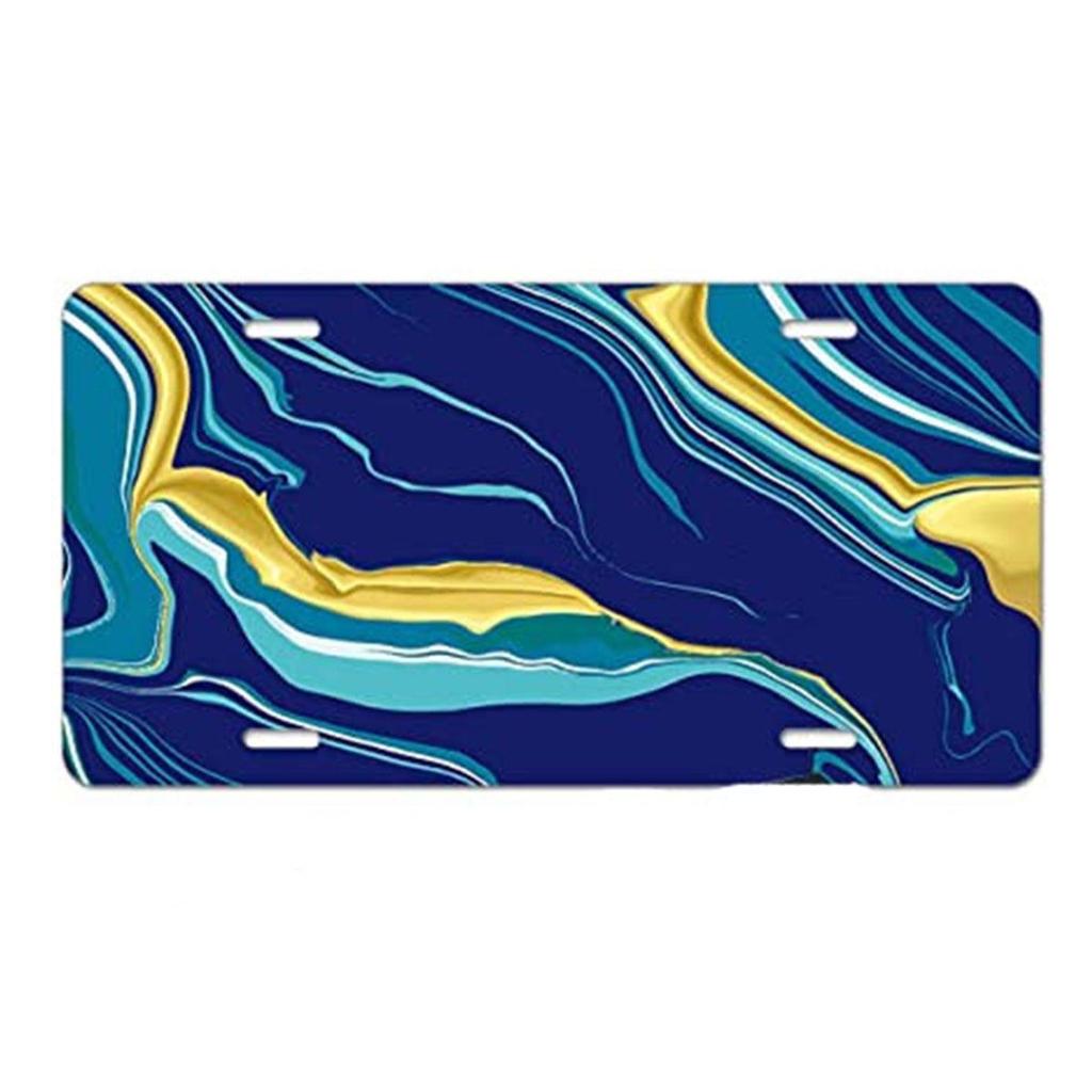 Sublimation Printed US Standard License Plate Metal Sign, 12x6 Inches, Hot-Selling Design