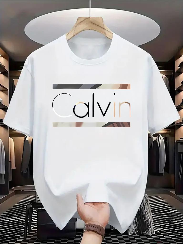 Simple Versatile Letter Print 100 Cotton Men Woment Tshirt Summer Autumn Daily Outdoor Sports Party Casual Street Short Sleeve