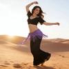 Triangle Belly Dance Hip Scarf Shining Tassel Hip Wraps Waist Chain Belt  Oriental Dancer Wear Show