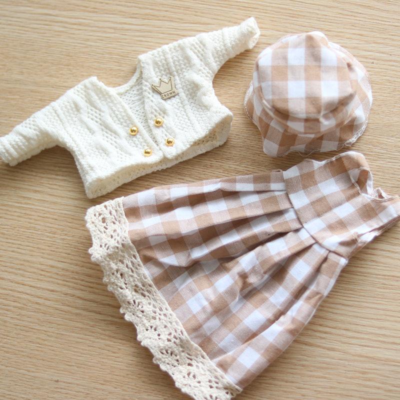 1/6 Bjd Doll's Clothes Acssories for 30cm Baby Doll Dress Up Toys