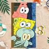 1pc SpongeBob SquarePants Beach Towel Soft and Absorbent Microfiber Beach and Pool Towel for kids
