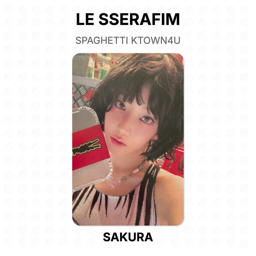 LE SSERAFIM SPAGHETTI KTOWN4U Fotocarta Ufficiale