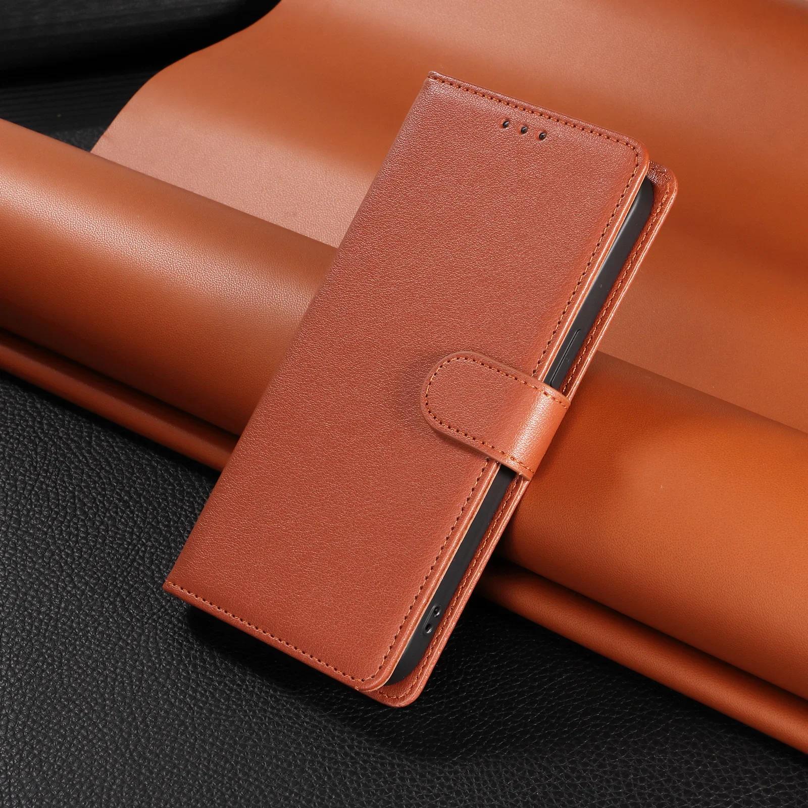 

Чехол из ПУ кожи для Apple iPhone X XS XR 11 12 13 14 15 16 Pro Max Plus с держателем для карт Coque Флип-кошелек Funda For iPhone XS Max коричневый