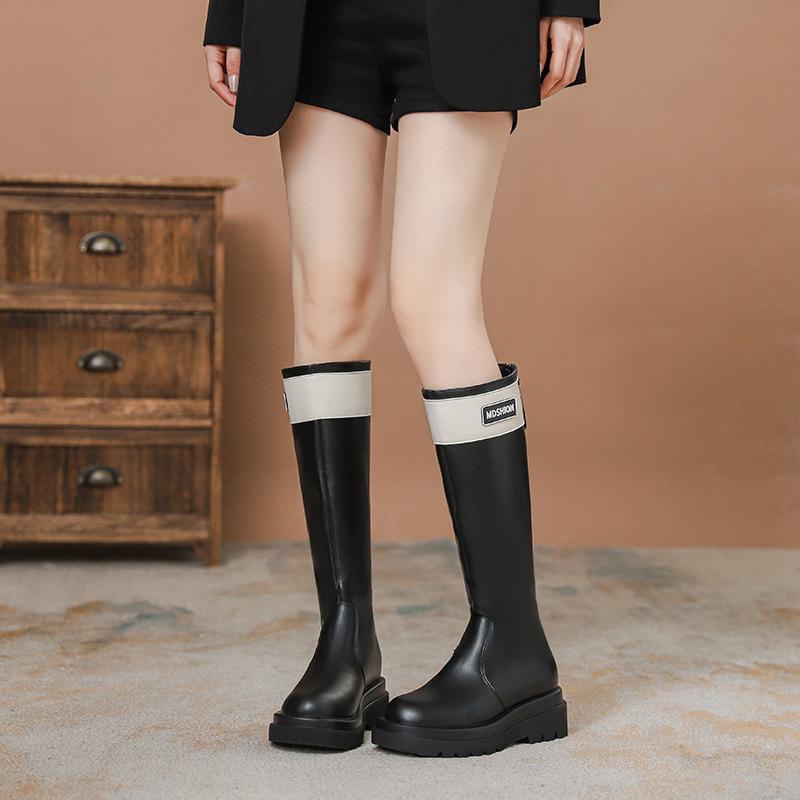 

Кожаные туфли Yuexinwang на плоской подошве для женской обуви Huizhou Su Yinyin, такие же ботинки, осенне-зимние, новые кожаные ботинки с увеличенной окружностью 33