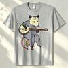 Possum Playing Banjo Opossum Guitar Music Unisex Unisex Tshirt Harajuku Unisex Clothing Graphic T Shirts Harajuku High Quality Cotton