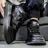 2026 Autumn New Retro Design High Top Casual Sports Shoes for Men Fash Trend Versatile Comfortable N Slip Platform sneakers
