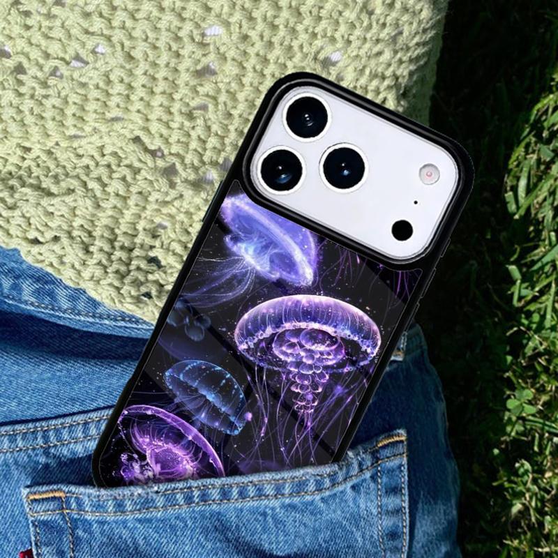 Magic Jellyfish Soft Mobile Phone Case Compatible with IPhone 17 16 15 14 13 12 11Pro Max 17 Air Cover