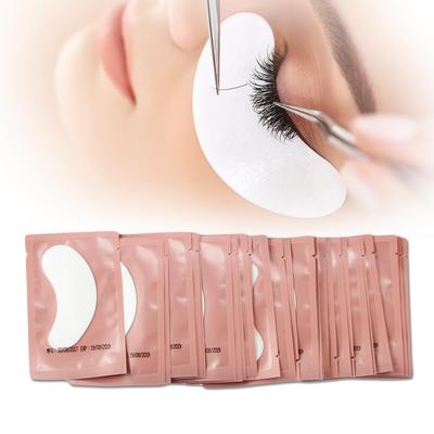 50 Paar Papierpflaster für gepfropfte Wimpern unter den Augen, Wimpernverlängerungspads, Wimpern-Make-up-Werkzeuge