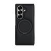 Luxury Business Sle Solid Color Leather Pattern Magnetic Stand Phone Case for Samsung Galaxy Z Fold 7 6 5 4 3 Protection Cover