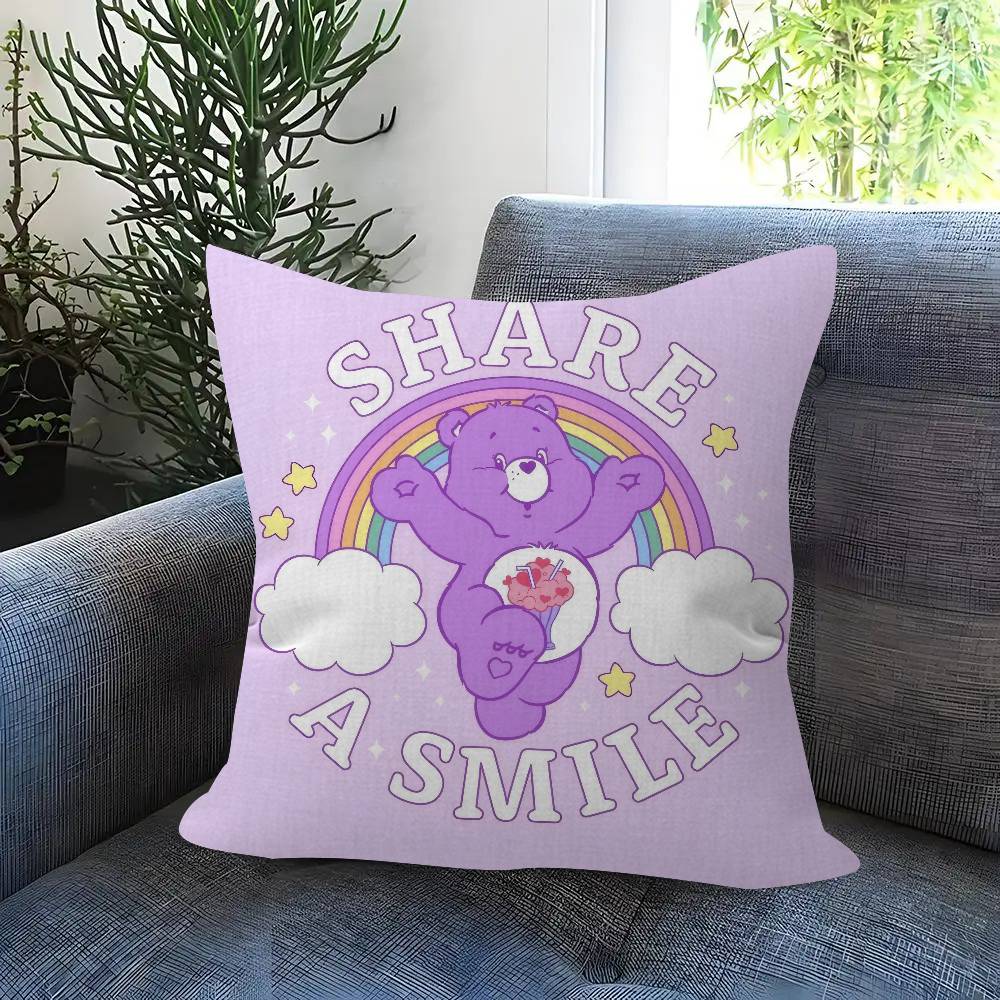 Pillow Gift Home Office Decoration Pillow Bedroom Sofa Car Cushion Coverpillow Case Cute C-Care B-Bears